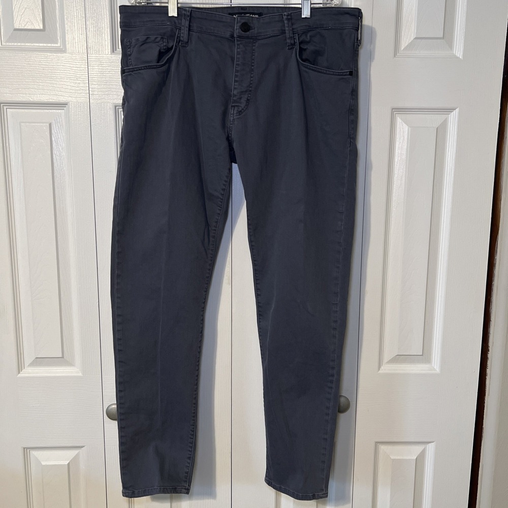Mavi James‎ Skinny Leg Dark Blue/Gray Stretch Men's Denim Jean Pants Size 38x32 - Picture 10 of 11